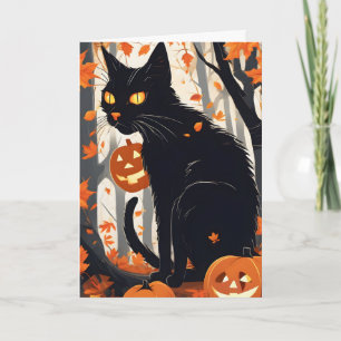 Cartão Assustador de Halloween