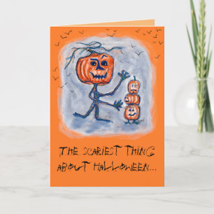 Cartão Assustador de Halloween