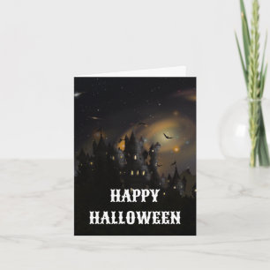 Cartão Assustador de Halloween