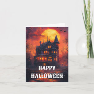Cartão Assustador de Halloween
