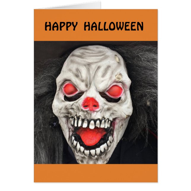 CARTÃO ASSUSTADOR DO DIA DAS BRUXAS (Frente)