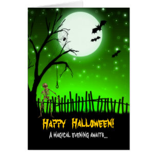 Cartão Assustador Halloween