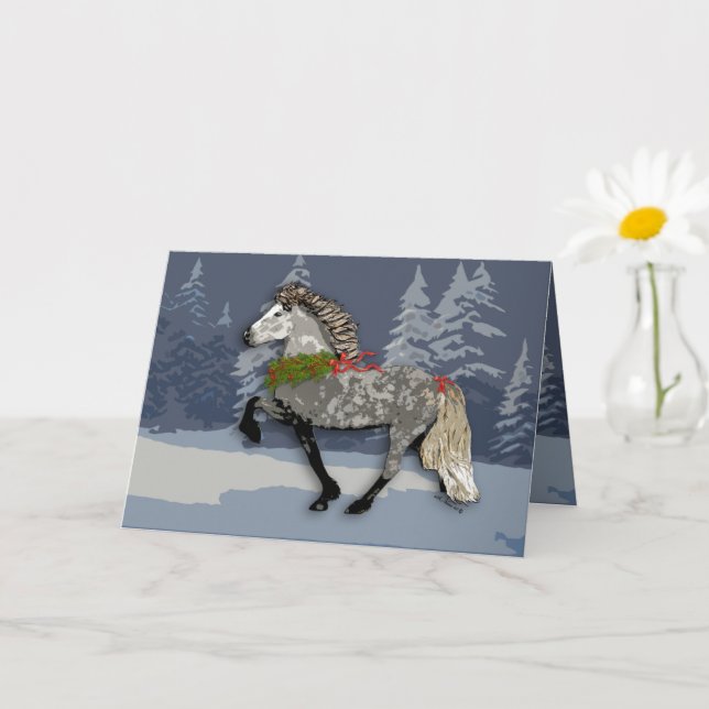 Cartão Astrid para as Festas (Planta pequena)