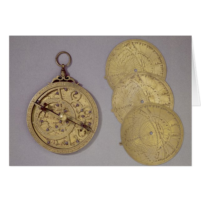 Cartão Astrolabe, 1216 (Frente Horizontal)