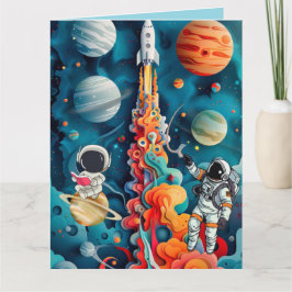 Cartão Astronauta