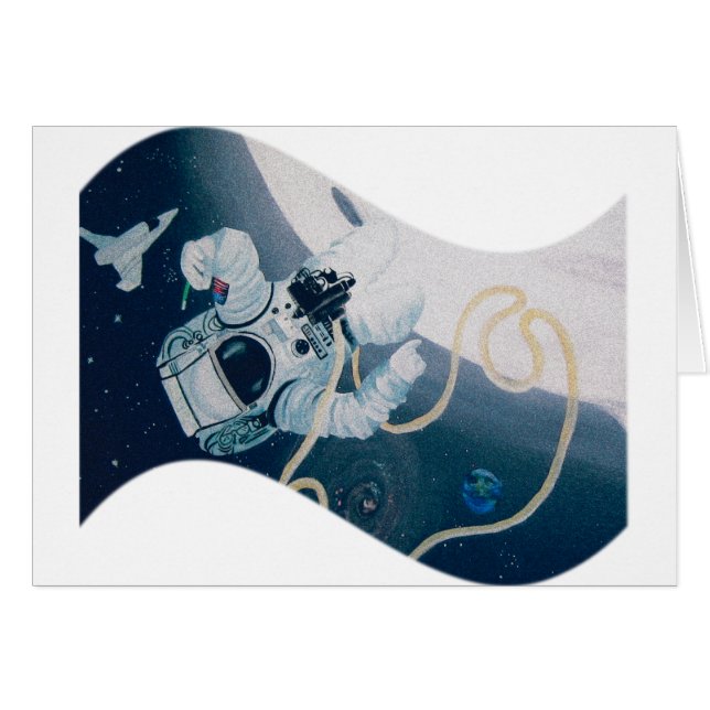 Cartão Astronauta (Frente Horizontal)