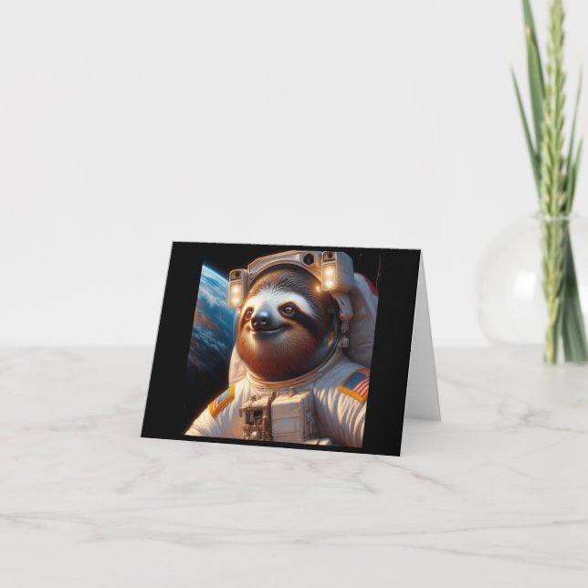 Cartão Astronauta de Lama (Frente)