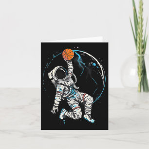 Cartão Astronauta Dra, jogador de basquete de Trabalho de
