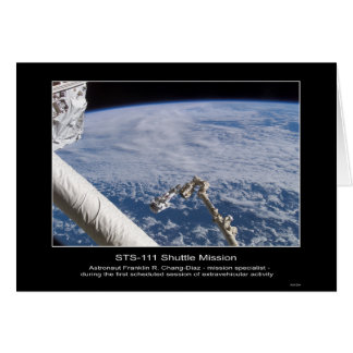Cartão Astronauta Franklin R. Chang-Diaz Espaço Exterior
