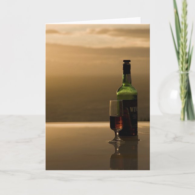 Cartão At the end of the day (Frente)