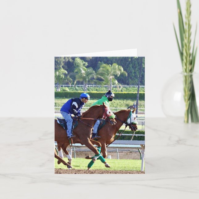 Cartão At the Races (Frente)