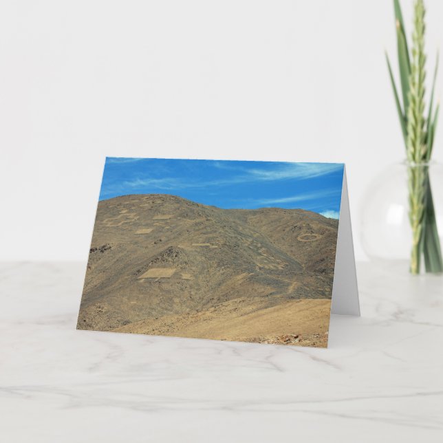 Cartão Atacama geoglyphs (Frente)