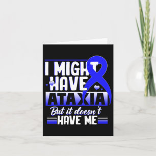 Cartão Ataxia Sinal Neurológico Hemiataxia Azul Fita Nã