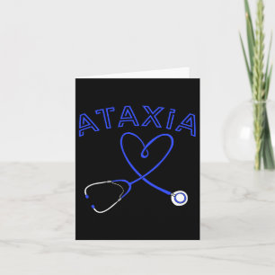 Cartão Ataxia Stethoscope Enfermeira Neurológica Hemiatax
