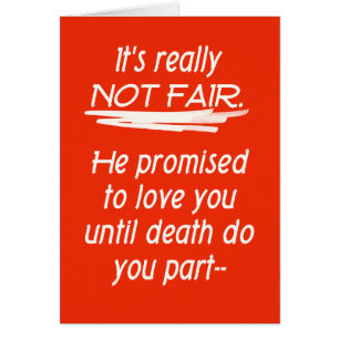 Cartão Até A Morte Você Partiu