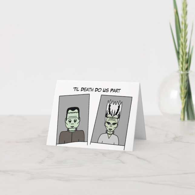 Cartão 'Até que a Morte nos Separe' (Frente)