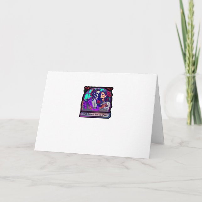 Cartão Até que a Morte nos Separe Clássico – Estética Bás (Frente)