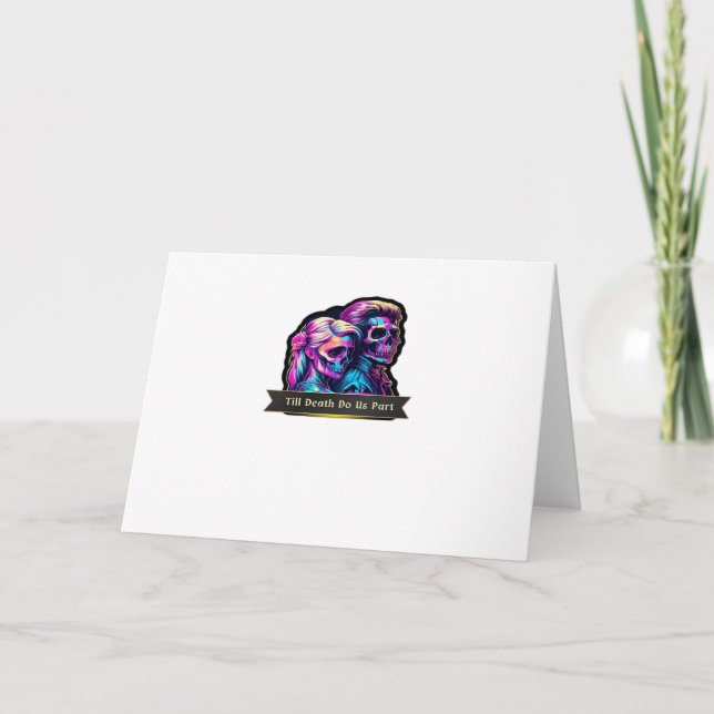 Cartão Até que a morte nos separe de clássicos - Vídeos d (Frente)