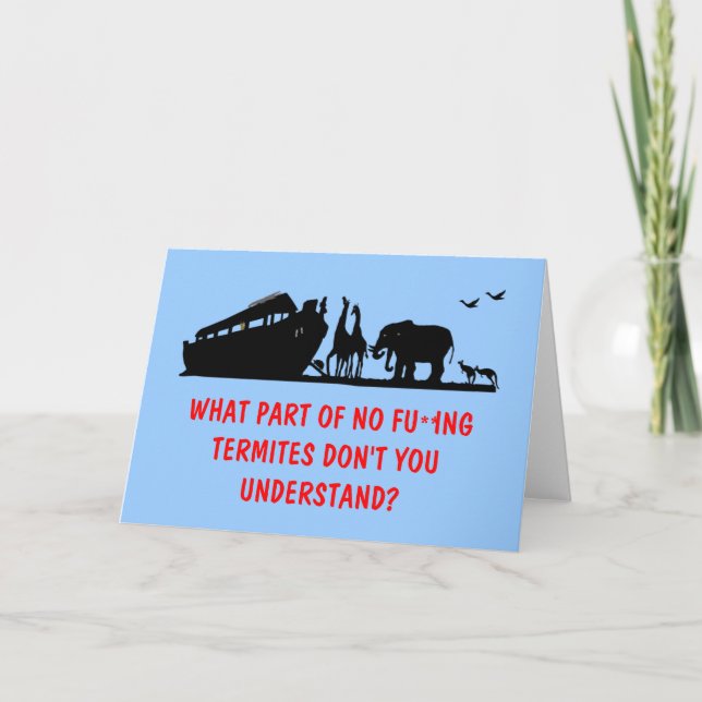 Cartão Atheist humor (Frente)