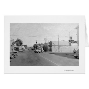 Cartão Athena, Oregon Main Street View Fotografia