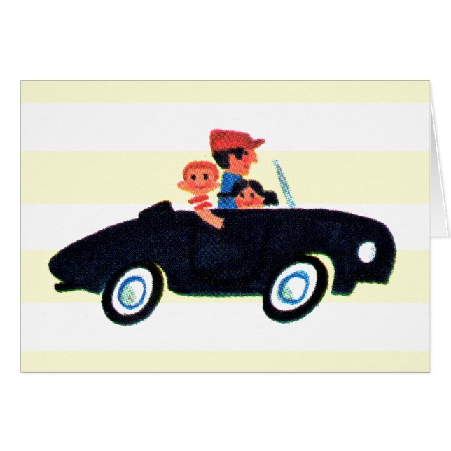 Cartão Atingindo a Estrada Aberta 3 (Frente horizontal)