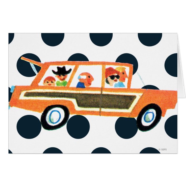 Cartão Atingindo a estrada aberta 4 (Frente Horizontal)