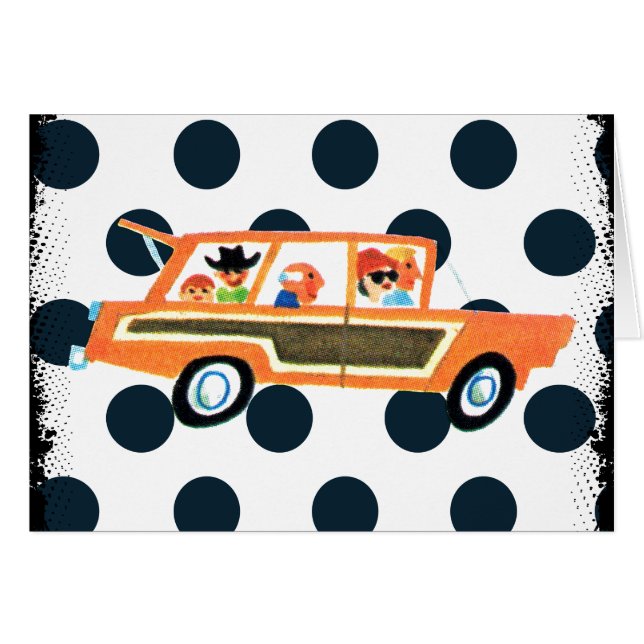 Cartão Atingindo a estrada aberta 4 (Frente horizontal)