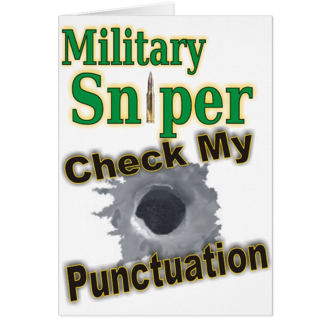 Cartão Atirador "Atirador" (Frente)