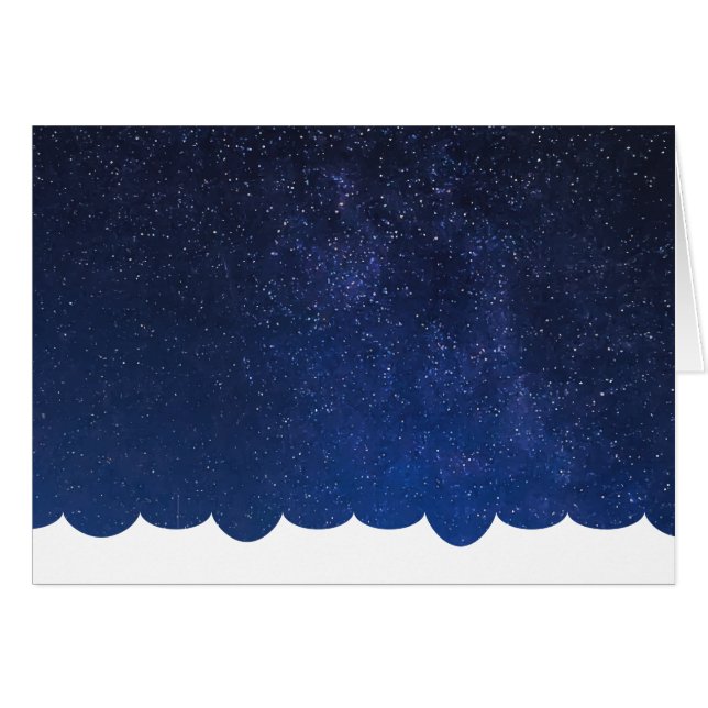 Cartão Atire na Lua (Frente horizontal)