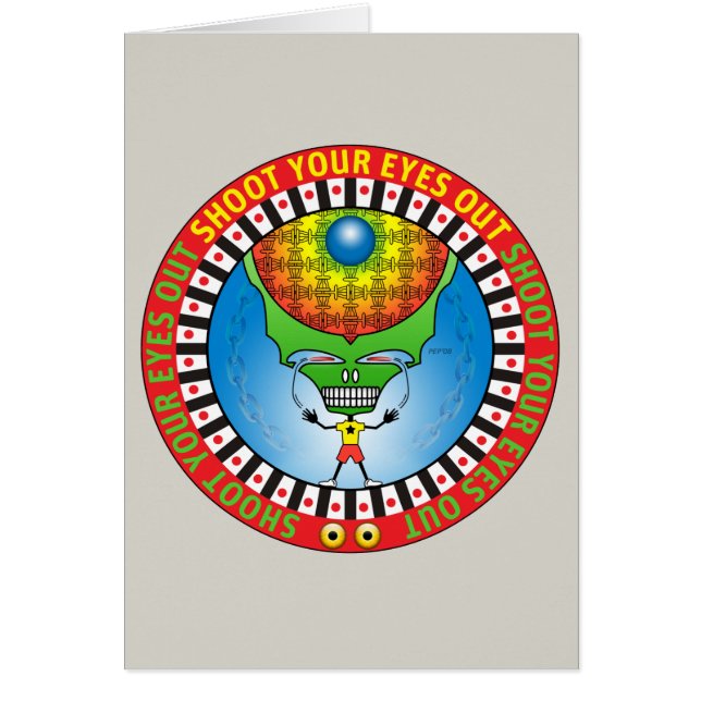 Cartão Atire Nos Olhos (Frente)