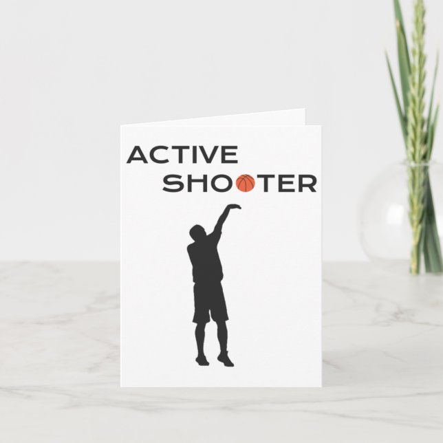 Cartão Ativo Ativo Jogador de Basquete Ativo para Fotogra (Frente)