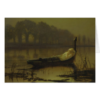 Cartão Atkinson Grimshaw Lady of Shalott CC0536 Card