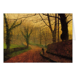 Cartão Atkinson Grimshaw Stapleton Park 1877 CC0060
