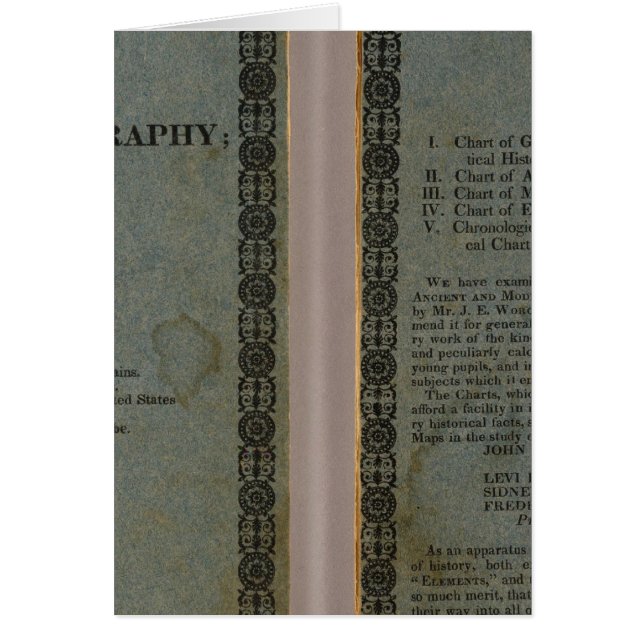 Cartão Atlas acompanhando o Epitoma de Worcester (Frente)