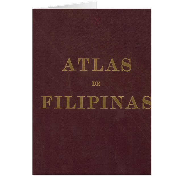 Cartão Atlas das Filipinas (Frente)