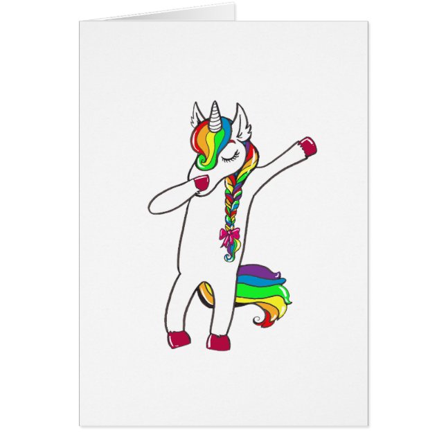 Cartão Atmosfera licorne (Frente)