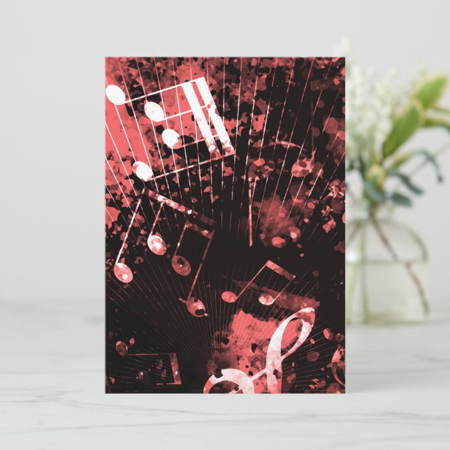 Cartão Atmosfera Musical 4 (Em pé/Frente)