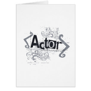 Cartão Ator do Grunge