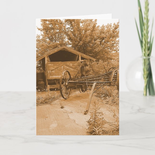 Cartão Atrás do Barn (Frente)