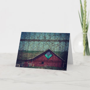 Cartão Atrás dos fios