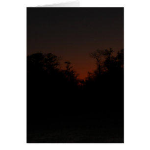 Cartão Atraso do pôr do sol