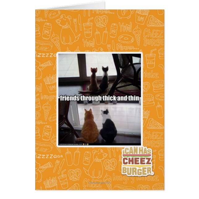 Cartão Através de espesso e fino (Frente)