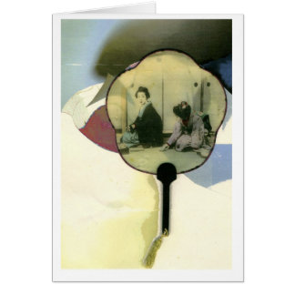 Cartão Através do buraco da fechadura