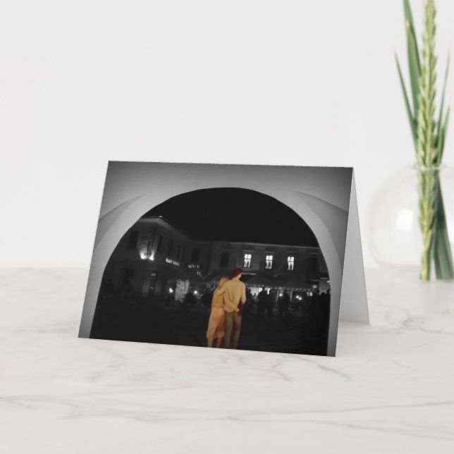 Cartão Através do túnel (Frente)