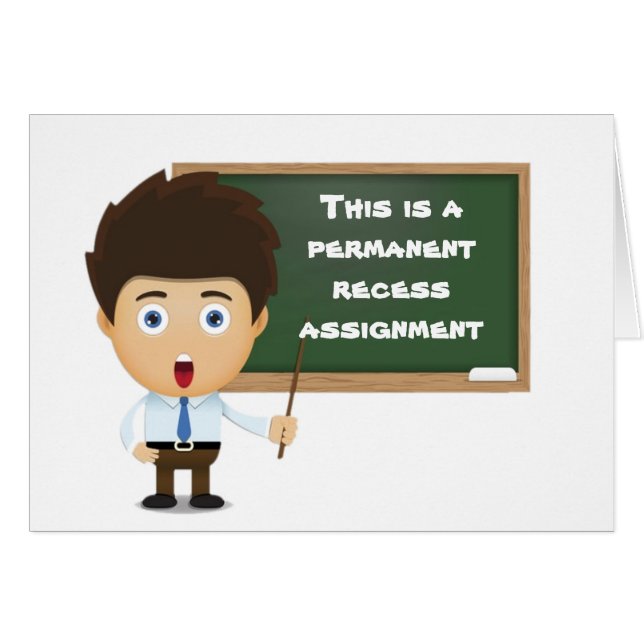 CARTÃO ***ATRIBUIÇÃO DE REFORMA*** PARA UM PROFESSOR DE E (Frente Horizontal)