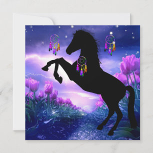 Cartão Atril de Sonho de Cavalo