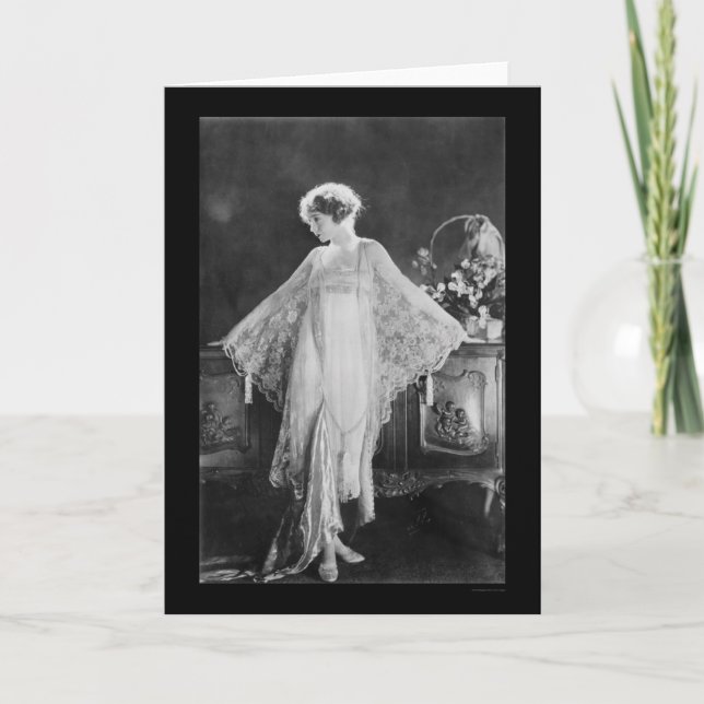 Cartão Atriz Lillian Gish 1922 (Frente)