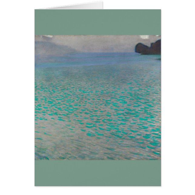 Cartão Attersee Gustav Klimt (Frente)
