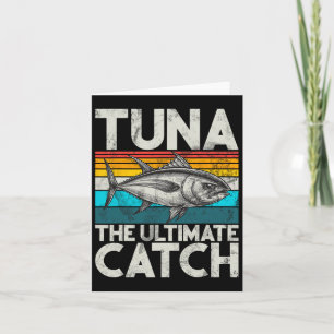 Cartão Atum A Pesca Do Atum De Captura Final