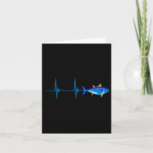 Cartão Atum Rabilho-Coração Ekg Peixes Pulselinos Profund